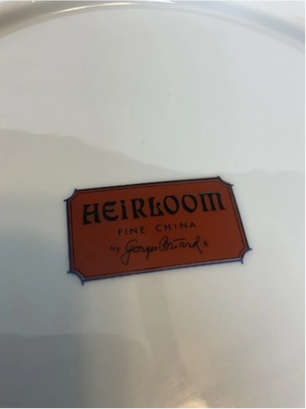 NWOT Heirloom by Georges‎ Briard Fine China Asian Oriental Dinner Plates 10.25